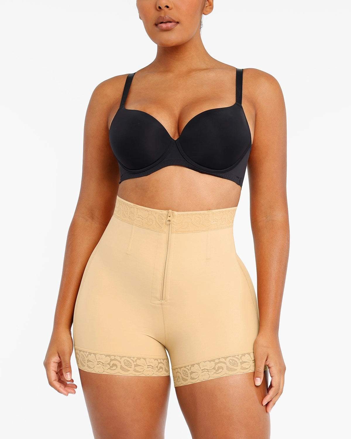 Kaylanie™ Boned High Waist Shaper Shorts