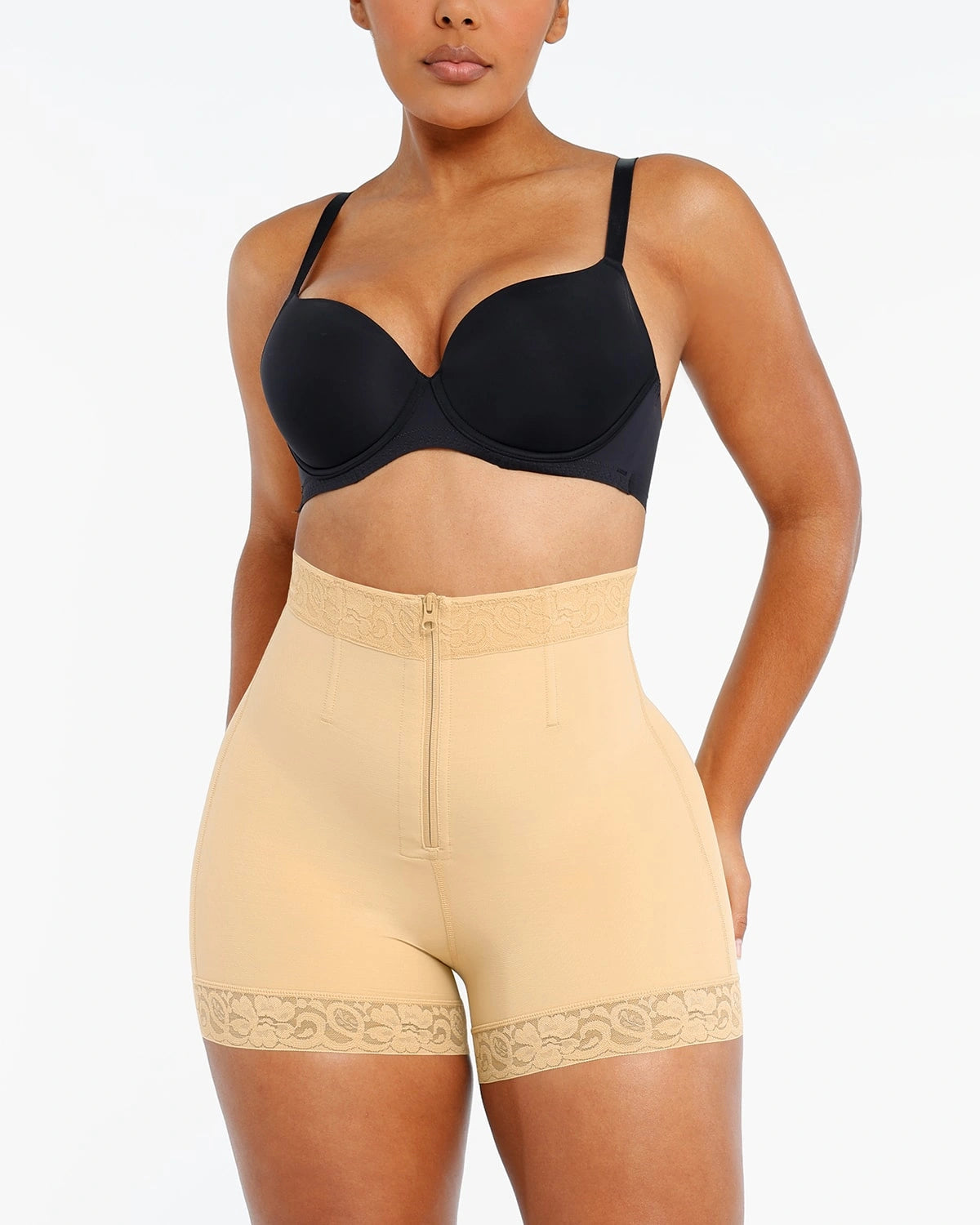 Kaylanie™ Boned High Waist Shaper Shorts