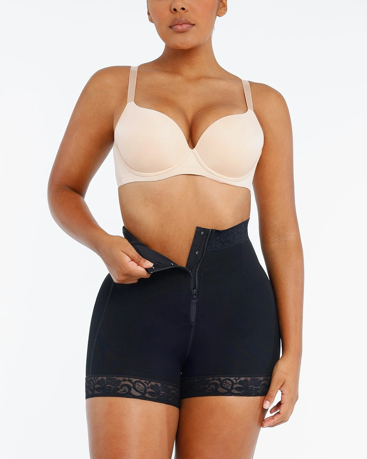 Kaylanie™ Boned High Waist Shaper Shorts