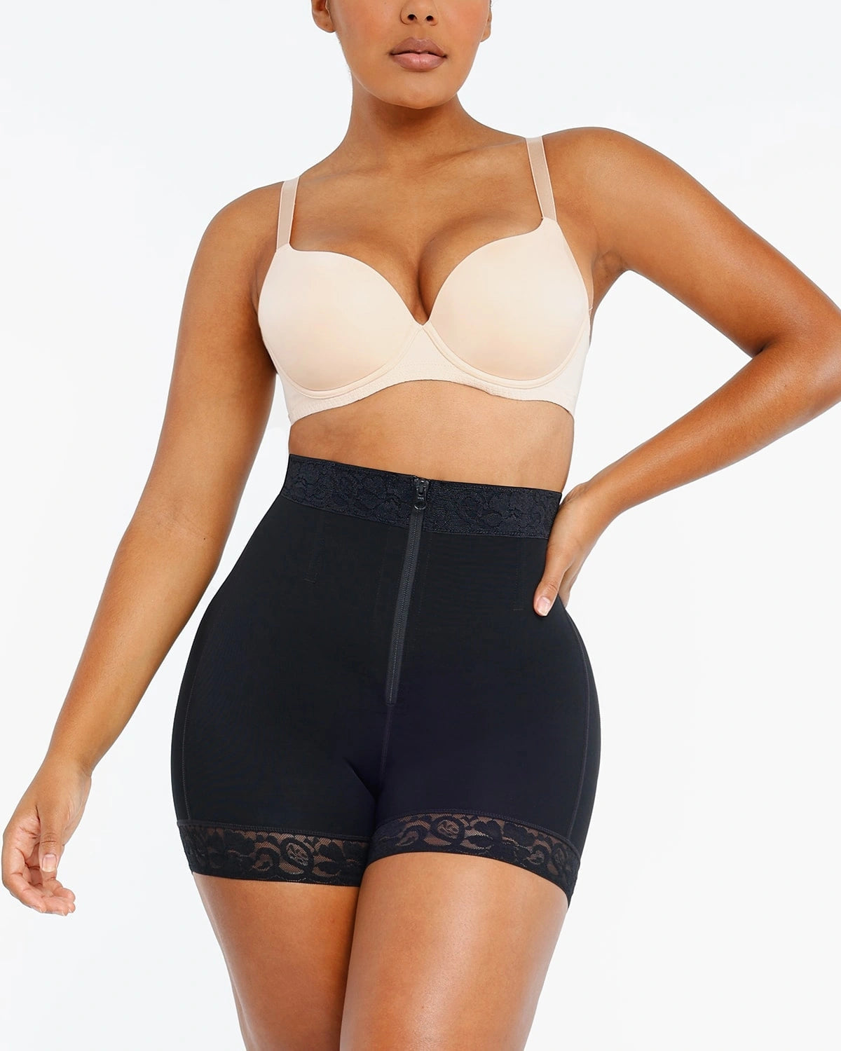 Kaylanie™ Boned High Waist Shaper Shorts