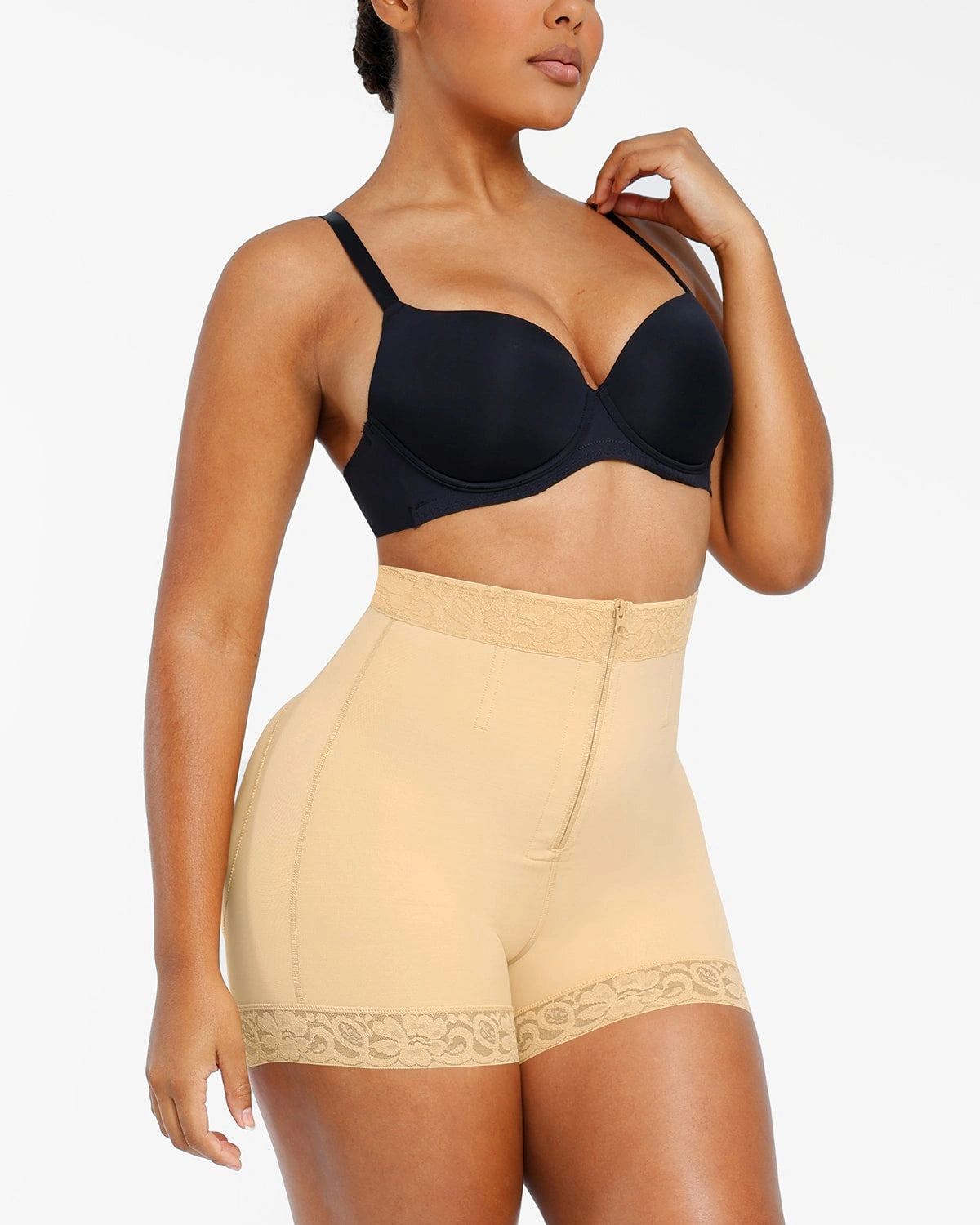 Kaylanie™ Boned High Waist Shaper Shorts