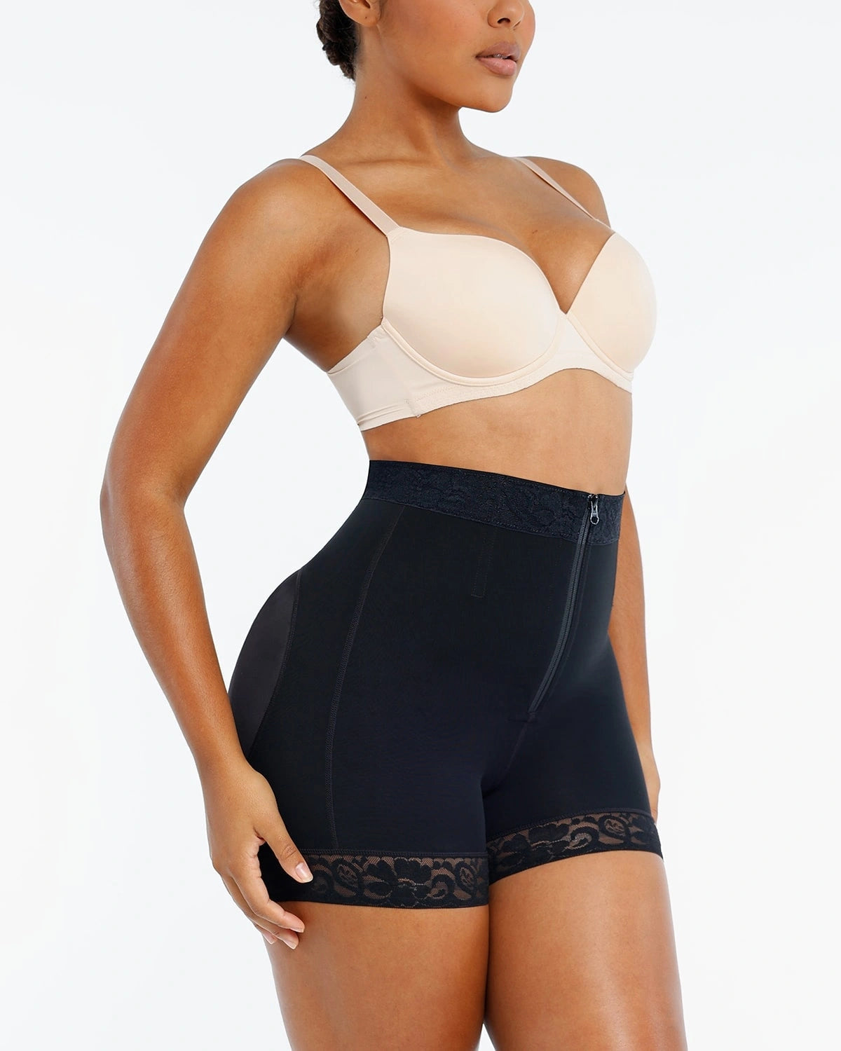 Kaylanie™ Boned High Waist Shaper Shorts