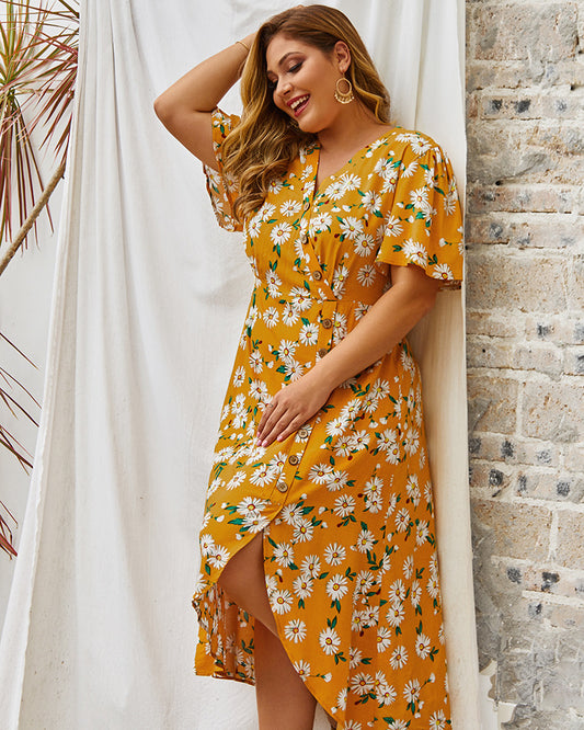 Kaylanie™ Marigold Dress