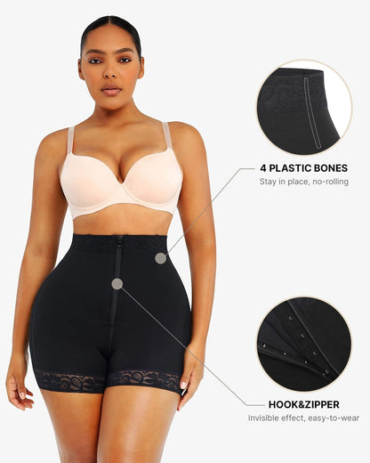 Kaylanie™ Boned High Waist Shaper Shorts